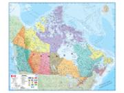 Canada Political Wall Map