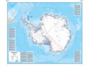 Antarctica Political Wall Map