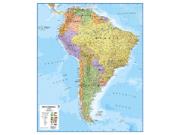 South America Political Wall Map