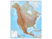 North America Physical Wall Map