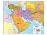 Middle East Political Wall Map