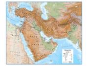 Middle East Physical Wall Map