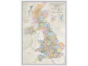UK Classic Wall Map