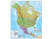 North America Political Wall Map