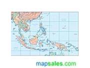Indonesia Wall Map
