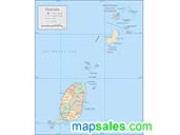 Grenada Wall Map