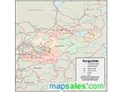 Kyrgyzstan Wall Map