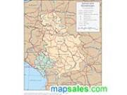 Yugoslavia Wall Map