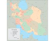 Iran Wall Map