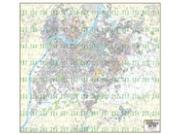 Louisville, KY Wall Map