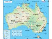 Australia Wall Map