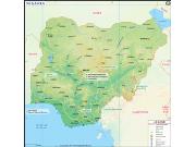 Nigeria Wall Map