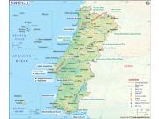 Portugal Wall Map