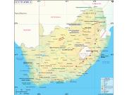 South Africa Wall Map