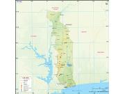 Togo Wall Map