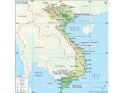 Vietnam Wall Map
