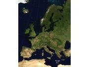 Europe Physical Wall Map