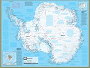 Antarctica Wall Map