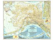 Alaska 1956 Wall Map