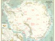 Antarctica 1957 Wall Map