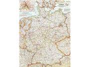 Germany 1959 Wall Map