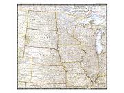 US North
Central 1948 Wall Map