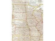 US North
Central 1958 Wall Map