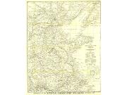 Northeastern China 1900 Wall Map