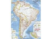 South America 1960 Wall Map