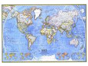 The Political World 1975 Wall Map