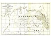 Venezuela 1896 Wall Map