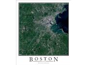 Boston Wall Map