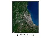 Chicago Wall Map