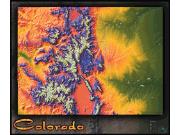 Colorado Topo Wall Map