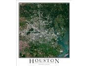 Houston Wall Map