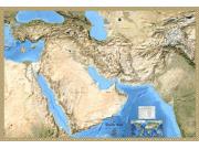 Middle East Satellite Wall Map