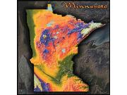 Minnesota Topo Wall Map