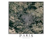 Paris Wall Map