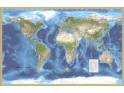 World Airport Wall Map