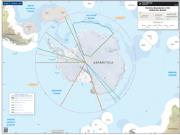 Antarctica Regional Wall Map