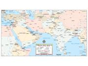 Middle East And South Central Asia Wall Map
