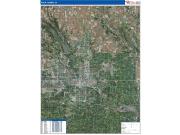 OuachitaParish (County), LA Wall Map Zip Code Satellite ZIP Style 2023