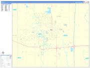 Ames Wall Map Basic Style 2023