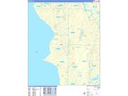 Burien Wall Map Basic Style 2022