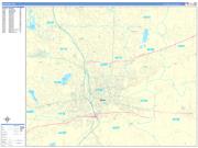 Canton Wall Map Basic Style 2022