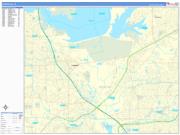 Lewisville Wall Map Basic Style 2022