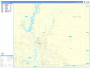 Noblesville Wall Map Basic Style 2022