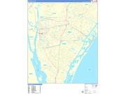 Wilmington Wall Map Basic Style 2023