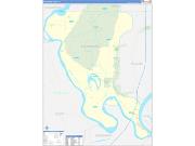 Alexander County, IL Wall Map Zip Code Basic Style 2023
