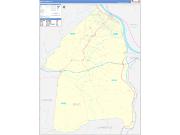 Boyd County, KY Wall Map Zip Code Basic Style 2023